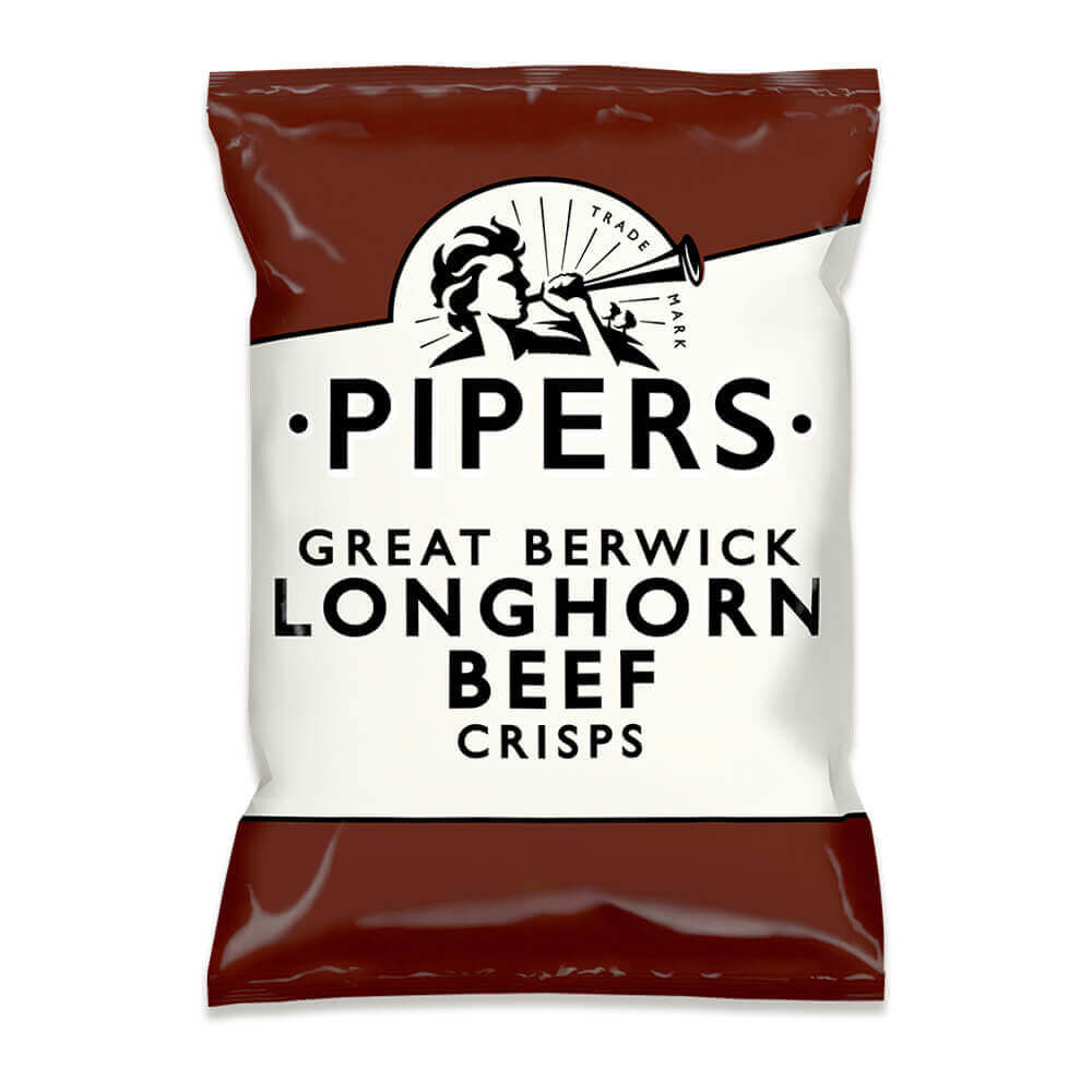 Pipers Great Berwick Longhorn Beef Crisps 40g